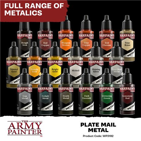 Army Painter Warpaints Fanatic Metallic - Plate Mail Metal