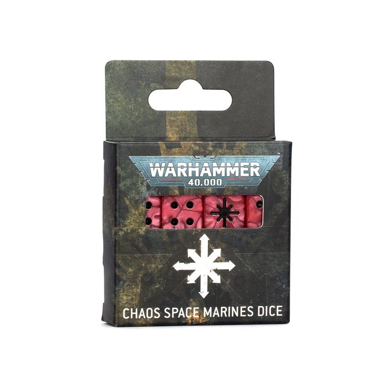 Warhammer 40k Dice: Chaos Space Marines (przedsprzedaż)