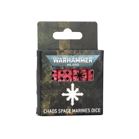 Warhammer 40k Dice: Chaos Space Marines (przedsprzedaż)