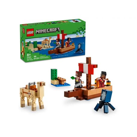 LEGO Minecraft 21259 Rejs Statkiem Pirackim (przedsprzedaż)