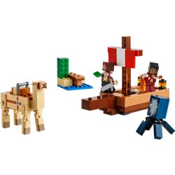 LEGO Minecraft 21259 Rejs Statkiem Pirackim (przedsprzedaż)