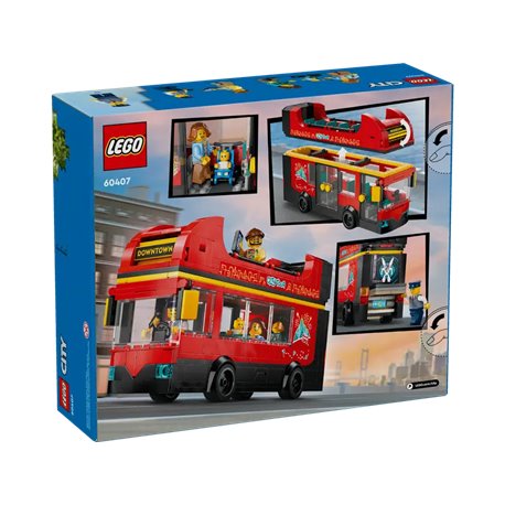 LEGO City 60407 Autokar czerwony Piętrowy (przedsprzedaż)