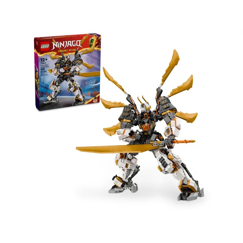 LEGO Ninjago 71821 Tytanowy Smok - Mech Colea (przedsprzedaż)