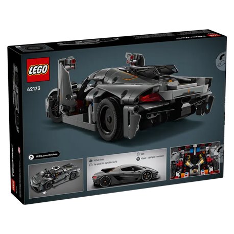 LEGO Technic 42173 Szary hipersamochód Koenigsegg (przedsprzedaż)