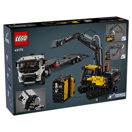 LEGO Technic 42175 Ciężarówka Volvo FMX i Koparka (przedsprzedaż)