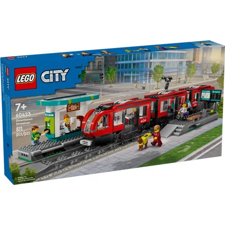 LEGO City 60423 Tramwaj miejski ze stacją (przedsprzedaż)