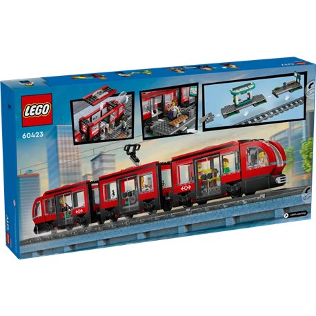 LEGO City 60423 Tramwaj miejski ze stacją (przedsprzedaż)