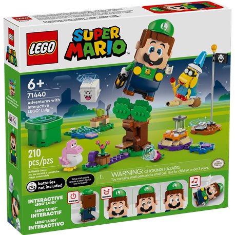 LEGO Super Mario 71440 Przygody z figurką Luigi (przedsprzedaż)