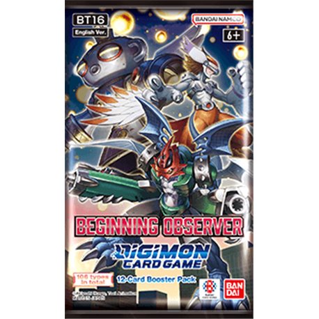 Digimon CG: BT16 Beginning Observer Booster (przedsprzedaż)