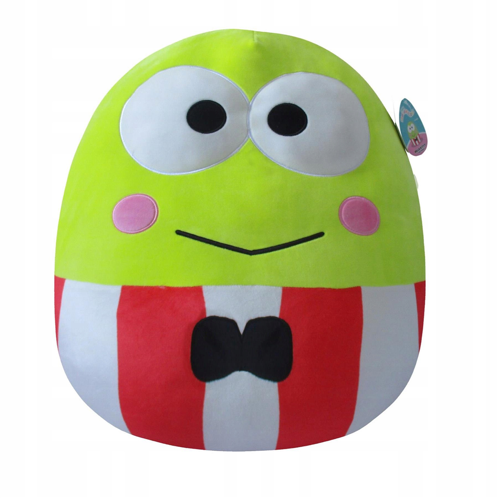 Squishmallows 20cm - Sanrio Core: Keroppi Red Striped Suit