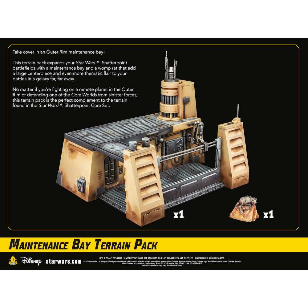 Star Wars: Shatterpoint - Maintenance Bay Terrain Pack (przedsprzedaż)