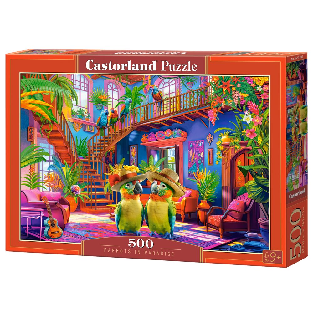 Puzzle 500 Parrots in Paradise