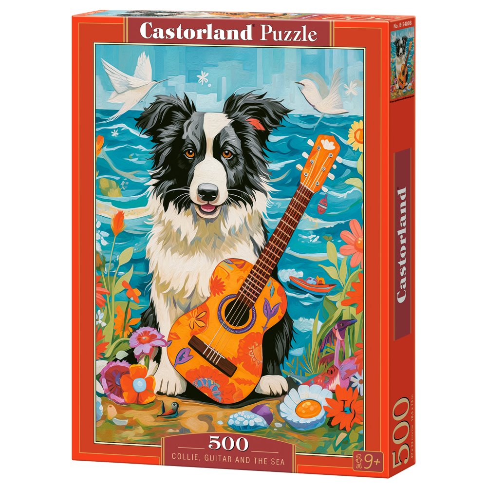 Puzzle 500 Collie, Guitar and the Sea