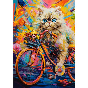 Puzzle 500 Kitten's Floral Ride