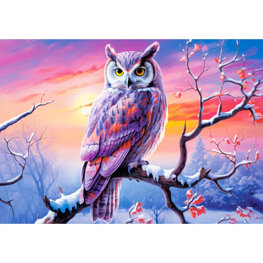 Puzzle 500 Owl's Perfect Evening