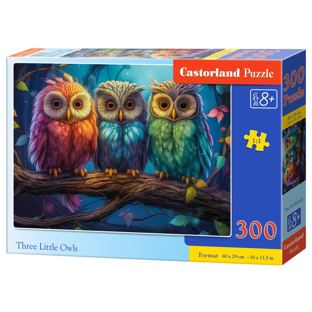 Puzzle 300 Three Little Owls