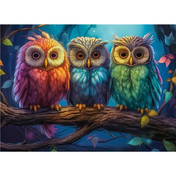 Puzzle 300 Three Little Owls