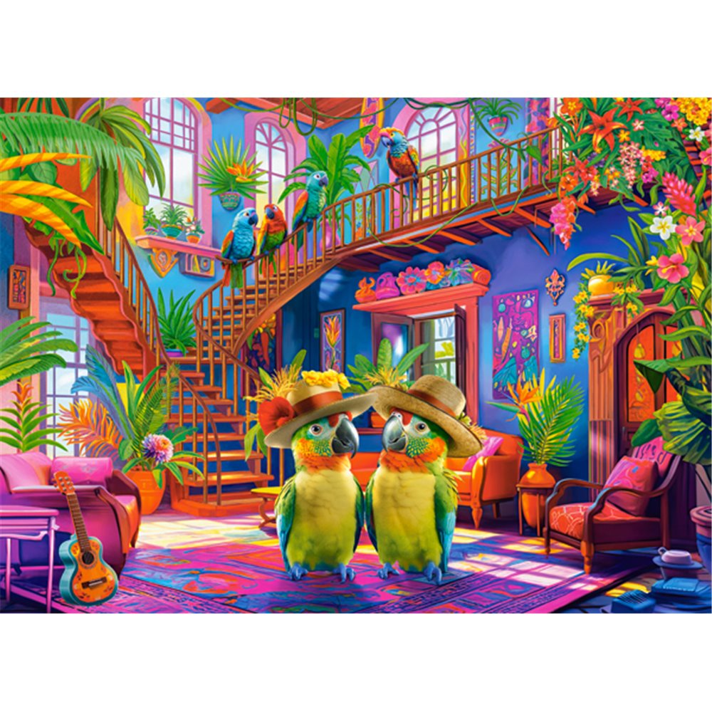 Puzzle 200 Parrots in Paradise