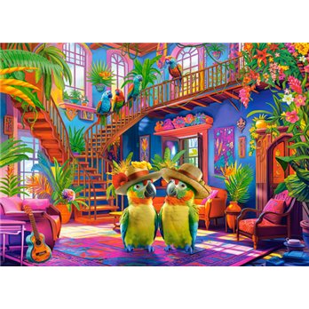 Puzzle 200 Parrots in Paradise