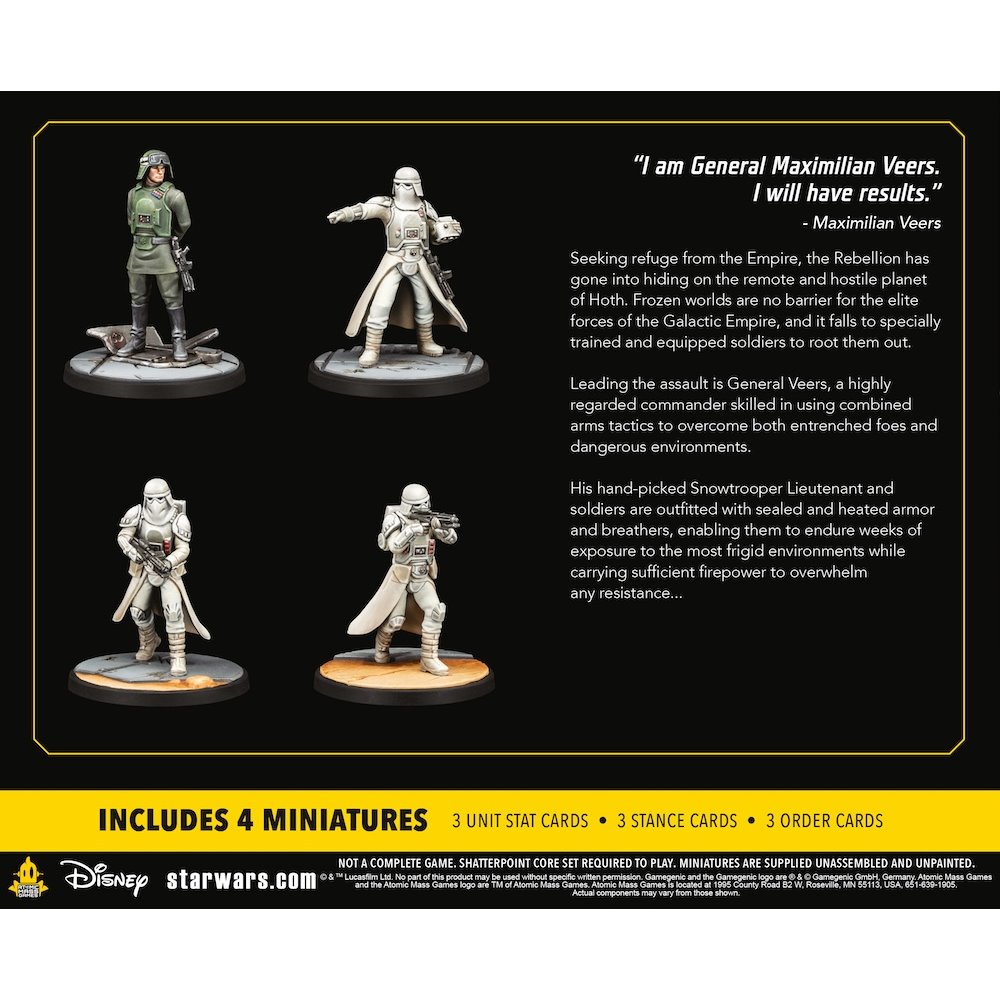 Star Wars: Shatterpoint - Maximum Firepower Squad Pack - General Veers