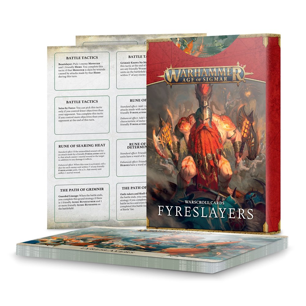 Age of Sigmar Warscroll Cards: Fyreslayers 84-04