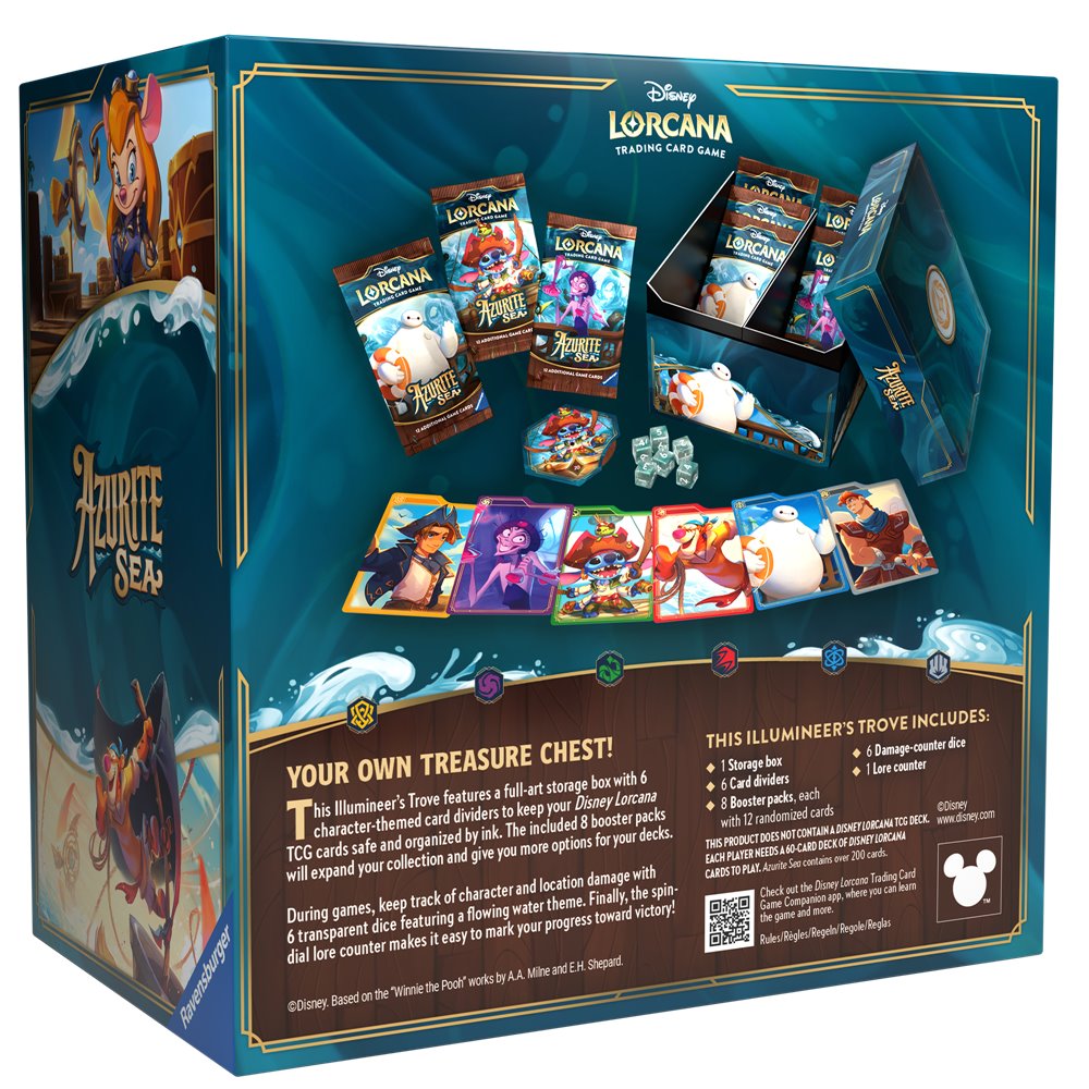 Disney Lorcana Azurite Sea Trove Pack