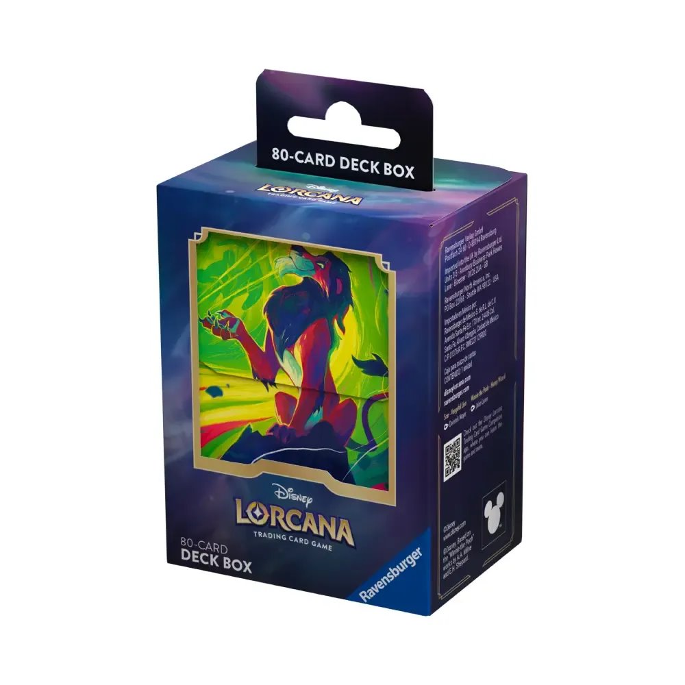 Disney Lorcana Azurite Sea Deck Box Scar