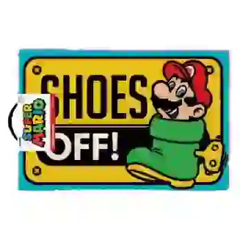 Wycieraczka pod drzwi SUPER MARIO (SHOES OFF COLOUR) (60x40 cm)