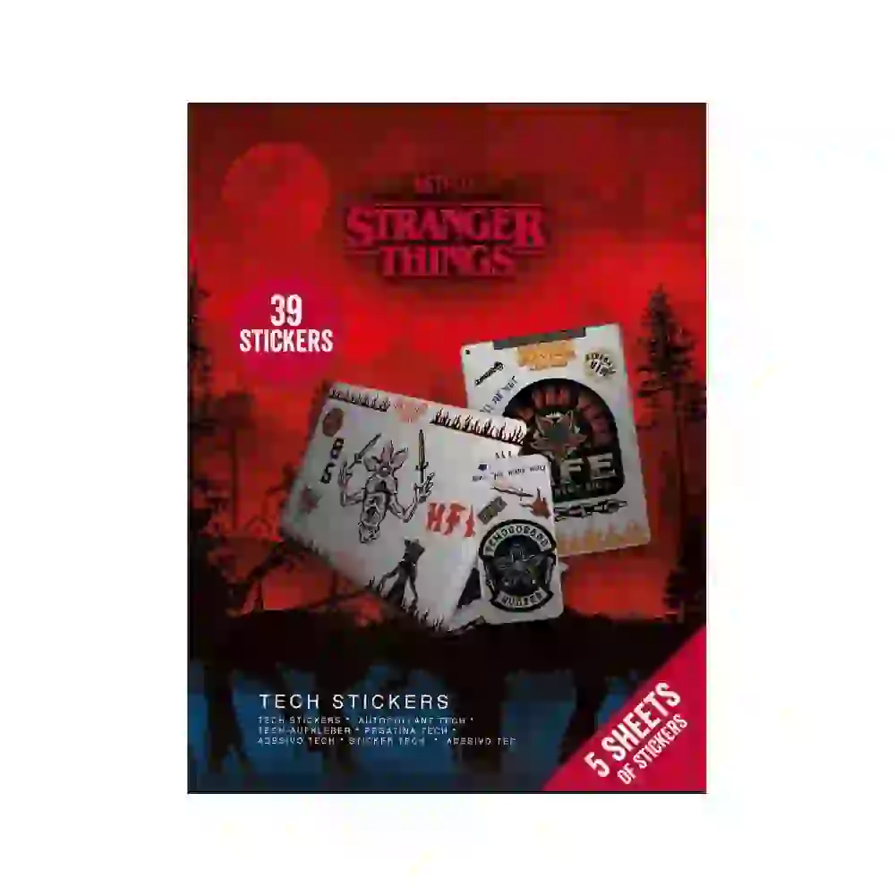 Zestaw naklejek Stranger Things 4 (39 szt)