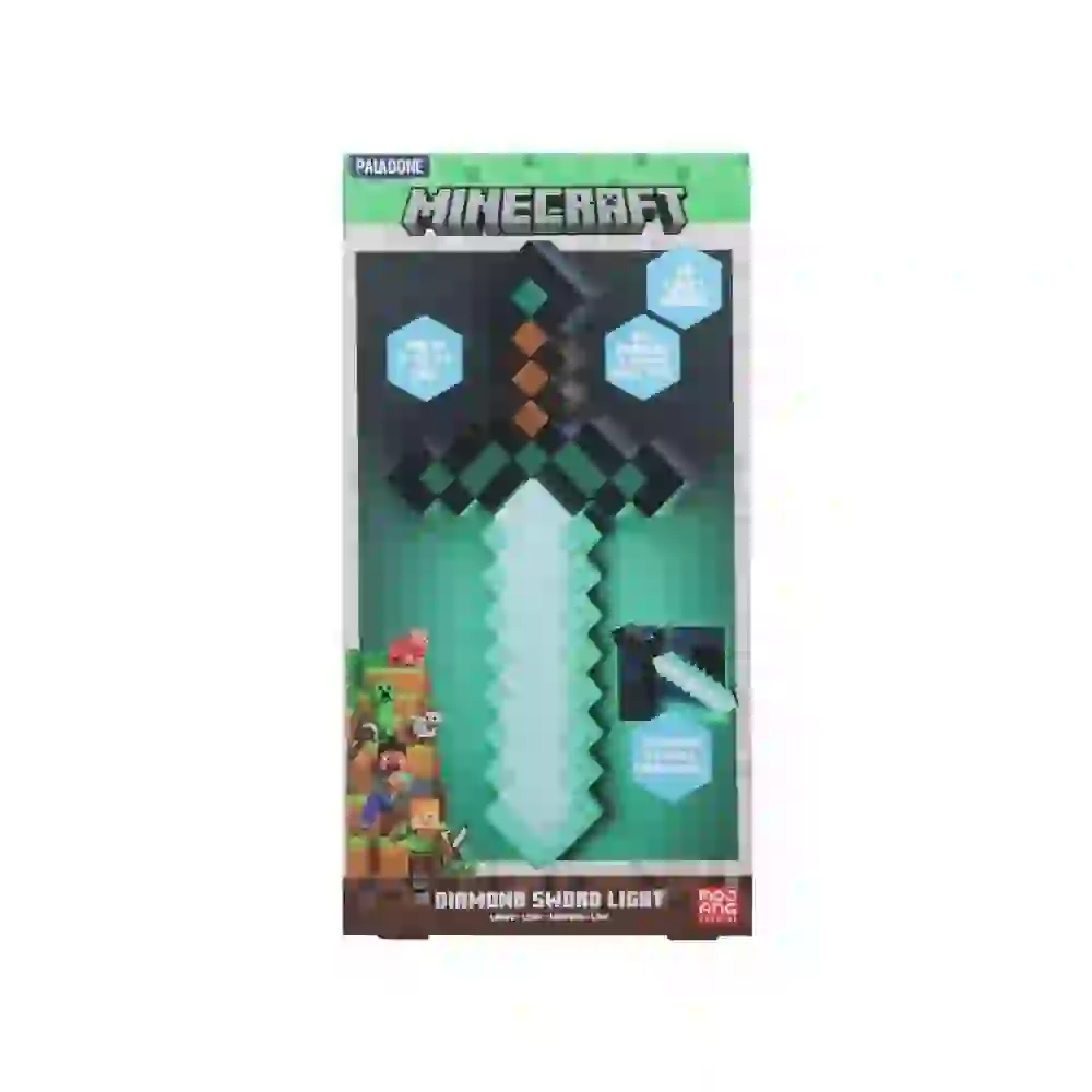 Lampka Minecraft diamentowy miecz (długość: 40 cm)