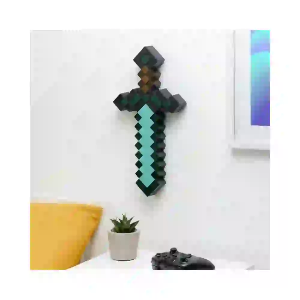 Lampka Minecraft diamentowy miecz (długość: 40 cm)