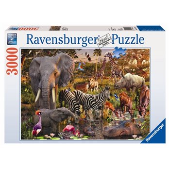 Puzzle 3000 Zwierzęta Afryki