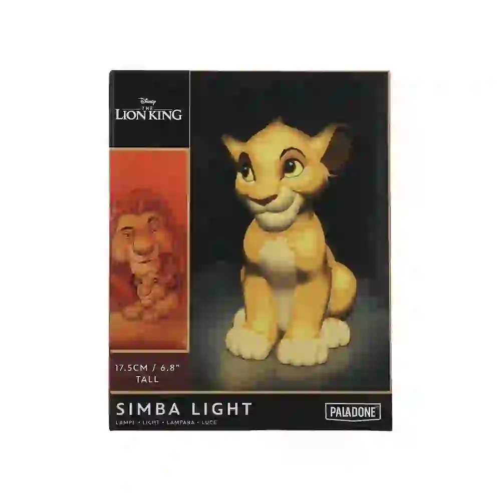 Disney Lampka 3D Król Lew - Simba (wysokość: 17,50 cm)