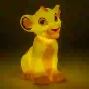 Disney Lampka 3D Król Lew - Simba (wysokość: 17,50 cm)