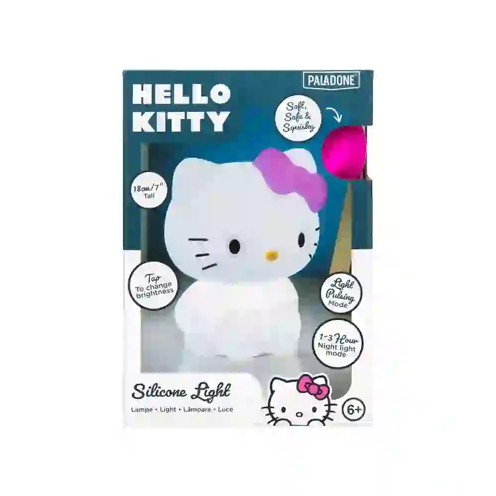 Hello Kitty silikonowa Lampka z akumulatorem (wysokość: 18 cm)