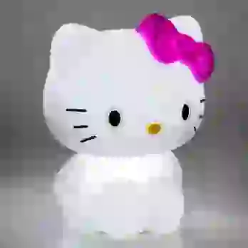 Hello Kitty silikonowa Lampka z akumulatorem (wysokość: 18 cm)