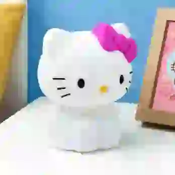 Hello Kitty silikonowa Lampka z akumulatorem (wysokość: 18 cm)