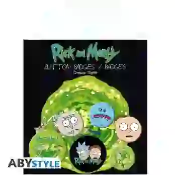 Rick i Morty Zestaw przypinek - Postaci