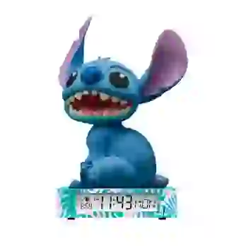 Disney Stitch Lampka 3D z budzikiem