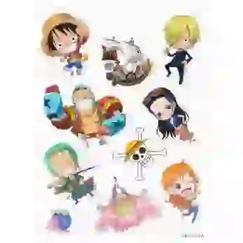 Zestaw magnesów One Piece - Chibi (20 szt)