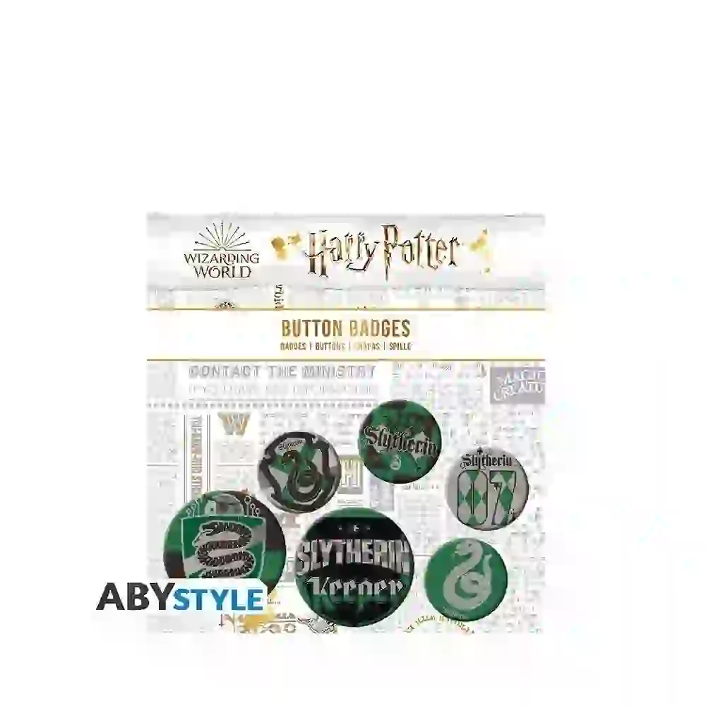 Harry Potter Zestaw przypinek - Slytherin