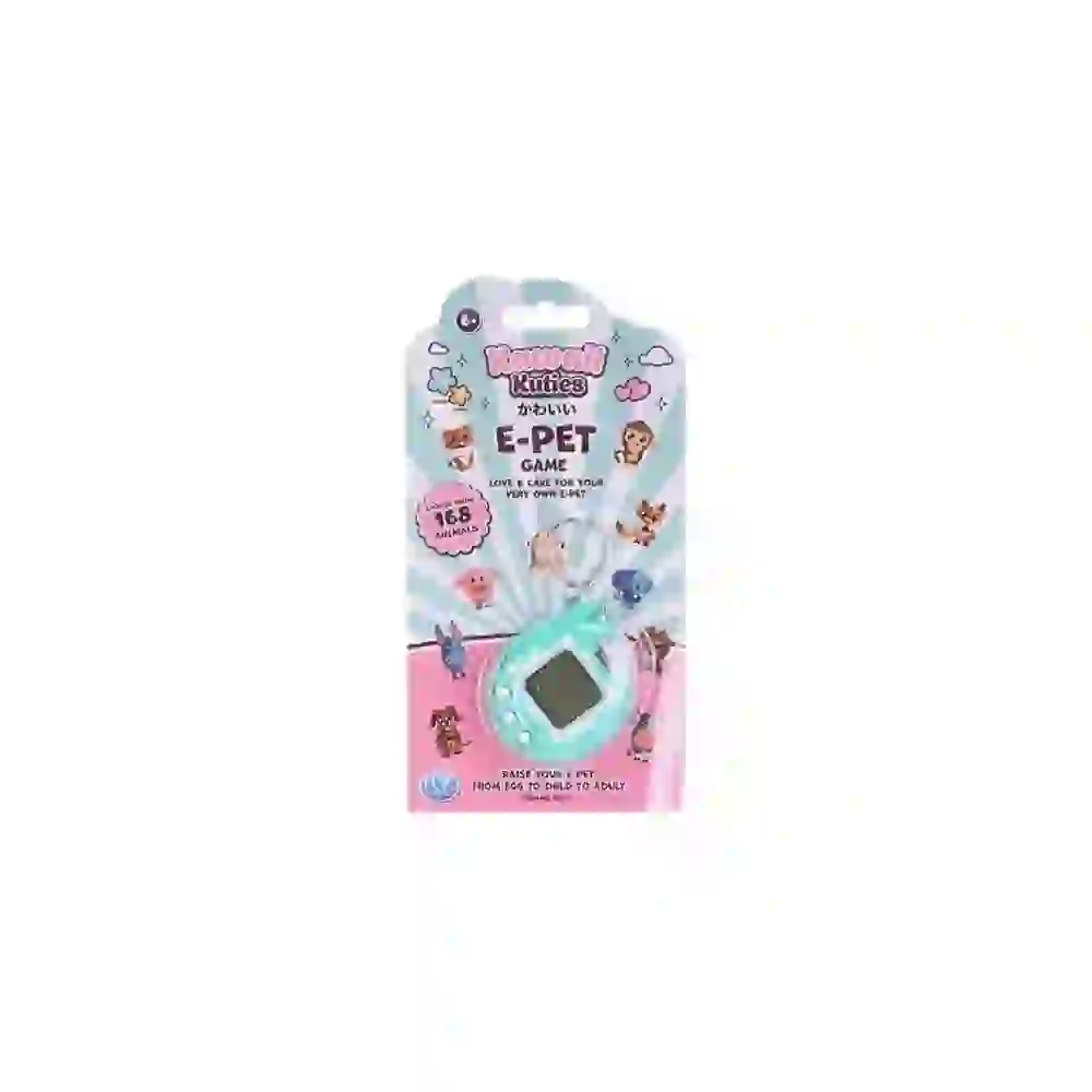 Gra elektroniczna Kawaii Kuties E-Pet 168 w 1 (turkusowa)