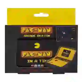 Retro konsola Pac-Man w ozdobnej puszce