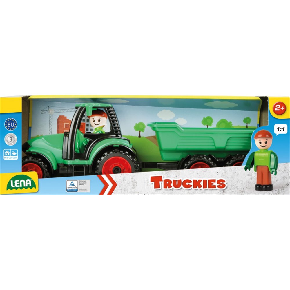 Lena Traktor z przyczepą 38 cm Truckies