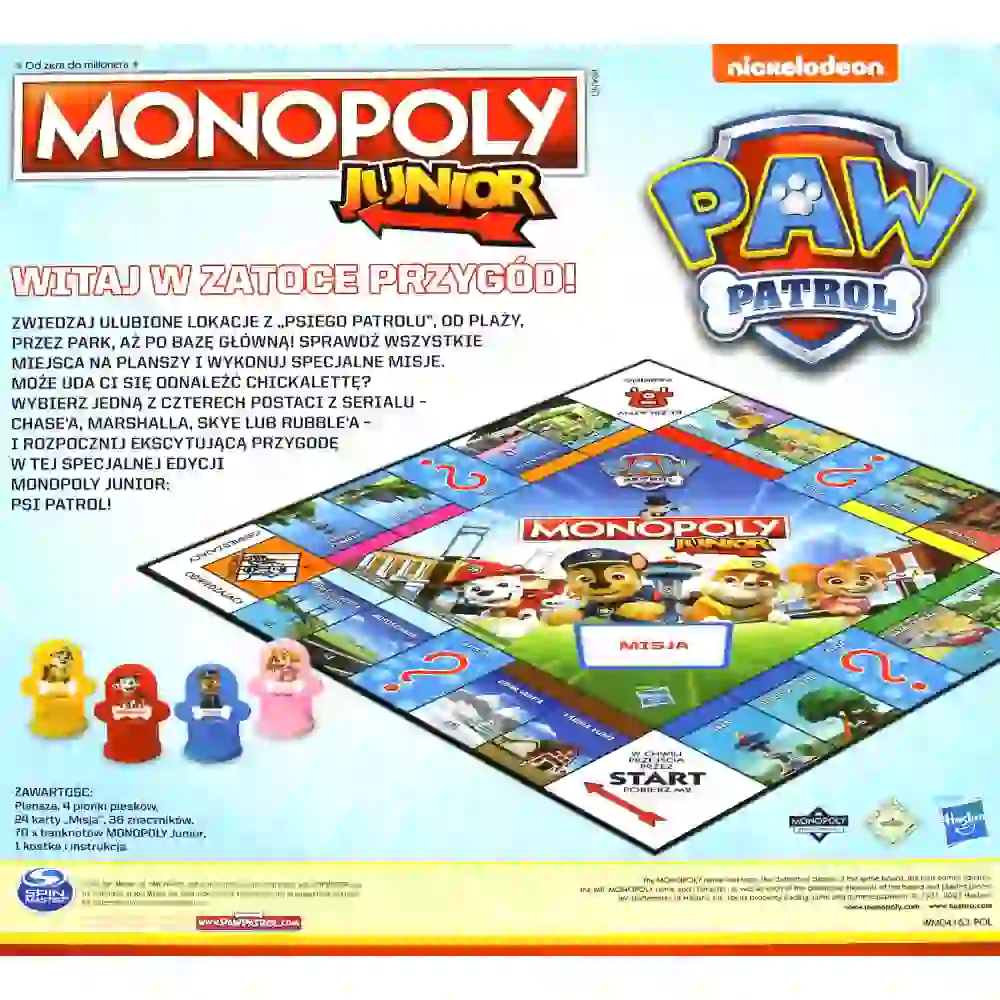 Monopoly Junior Psi Patrol