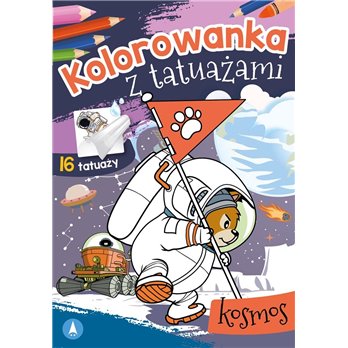 Kolorowanka z tatuażami. Kosmos