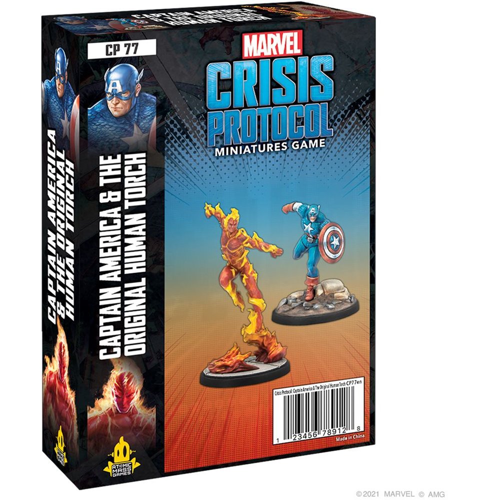 Marvel: Crisis Protocol - Captain America & the Original Human Torch