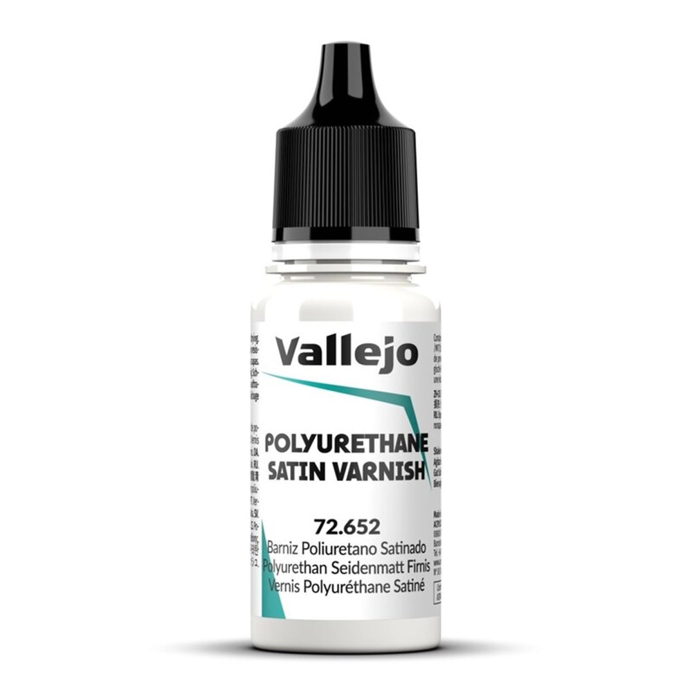 Vallejo 72.652 Polyurethane Satin Varnish 18 ml. 