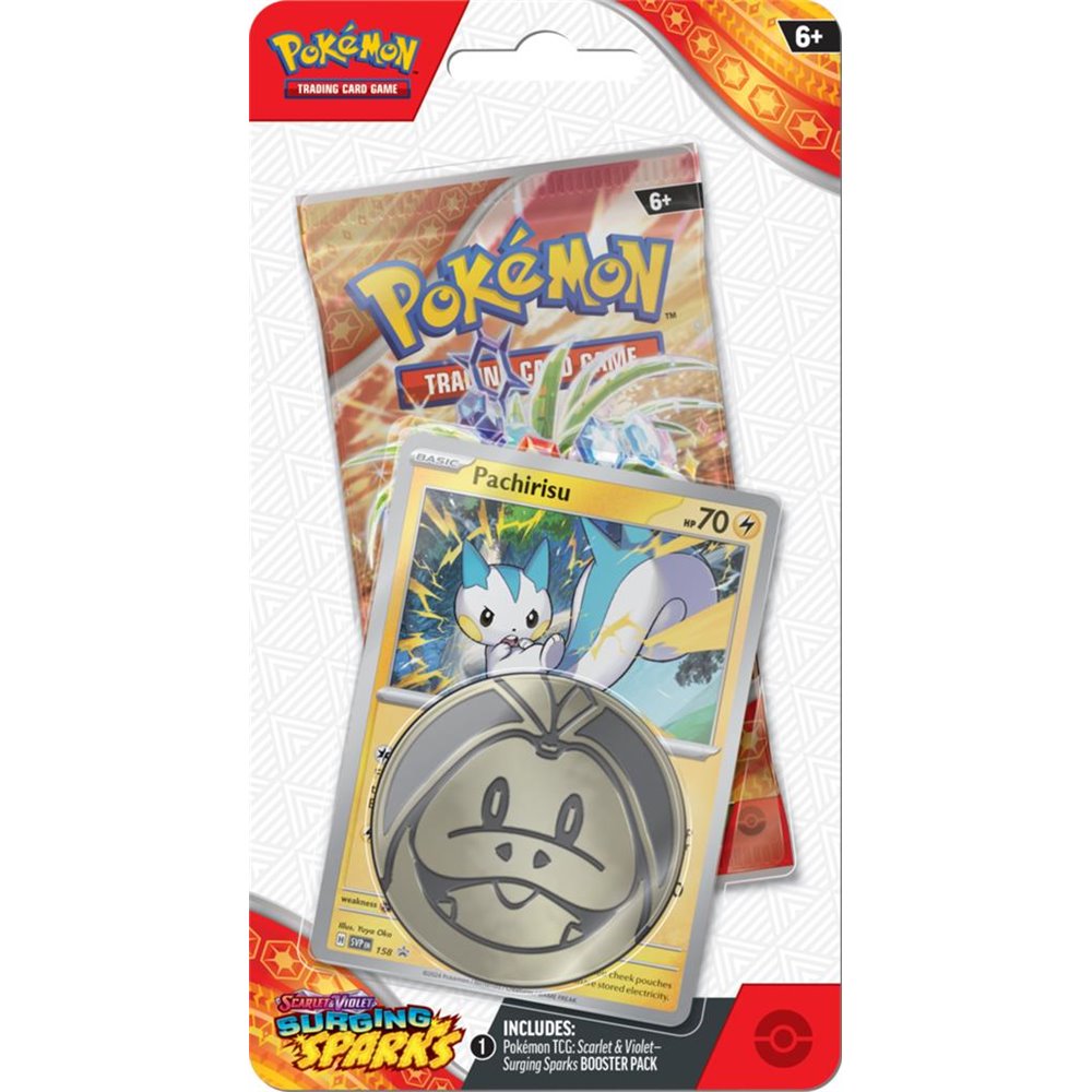 Pokemon TCG: Surging Sparks - Checklane Blister - Pachirisu