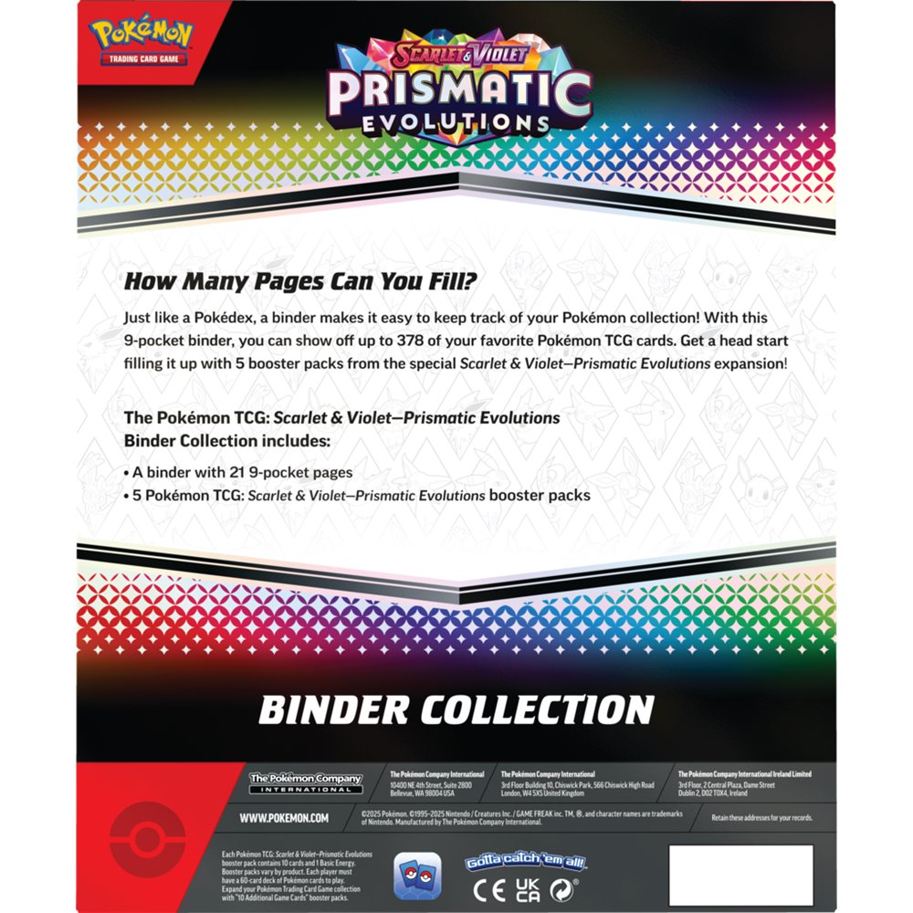 Pokemon TCG: Prismatic Evolutions - Binder Collection